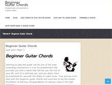 Tablet Screenshot of easy-learning-guitar.com